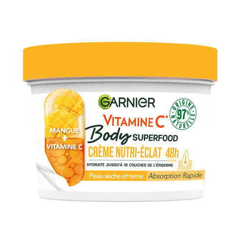 GARNIER - Soins du Corps à la Vitamine C & Mangue,380ml