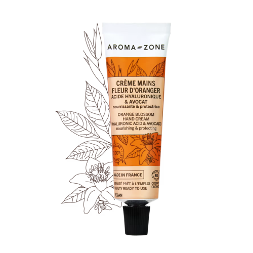 AROMAZONE - Crème Mains Protectrice Fleur d'oranger, 20ml
