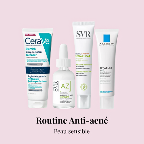 Routine TACHES Peau Sensibles Glow