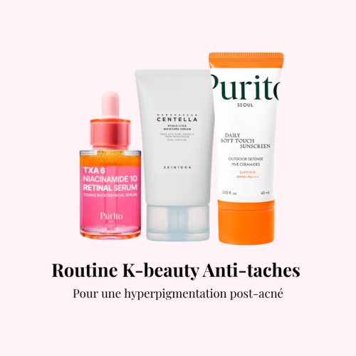 Routine Coréenne Anti Tâches Post Acné
