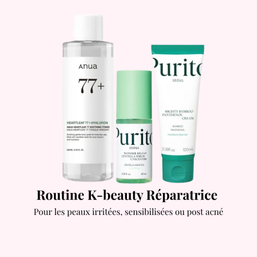 Routine Coréenne "Je répare ma barrière Cutanée"