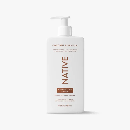 NATIVE - Lait Corps Noix de Coco et Vanille, 487 ml