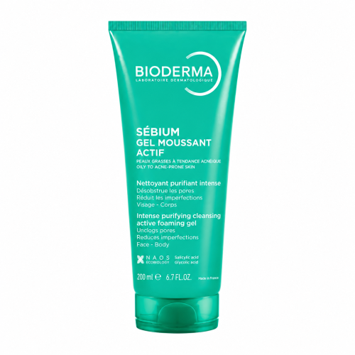 BIODERMA - Sébium - Gel Moussant Actif, 200ml