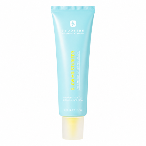 ERBORIAN - GLOW MOISTURIZER - Crème hydratation 24h Tous Types de Peaux, 50ml