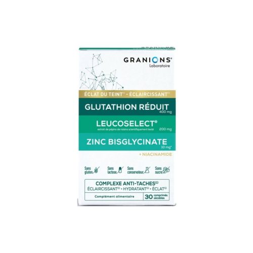 GRANIONS - GLUTATHION REDUIT - Complexe Anti Tâche, 30 Comprimés